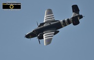 Picture of a B25 Mitchell, vintage WWII Bomber. © 2011, FreePhotoCourse.com, all rights reserved.  Free high-res desktop wallpapers and pictures. 